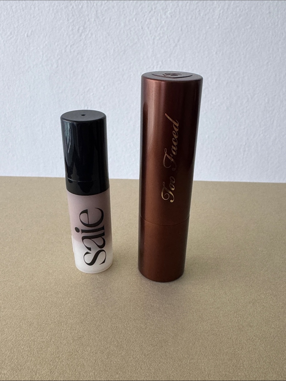 Too Faced Bronzer Stick CHOCOLATE MOUSSE (FULL) & SAIE BRONZER IN SWIM MINI 5mL